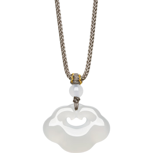 PLUS会员：周六福 祥云如意锁项链 小冰云