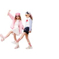 百丽(Belle)花影童鞋儿童老爹鞋刺绣女童运动鞋银紫色 30 适合脚长约18.1-18.6cm