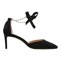 STUART WEITZMAN SW SUSELLE 75 PUMP 秋季丝绒蝴蝶系带细高跟鞋