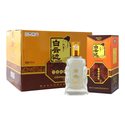 白云边 十五年陈酿 浓酱兼香型白酒 45度 500ml*6瓶 整箱装