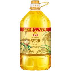 金龙鱼 食用油 稻米油 6.18L 1桶