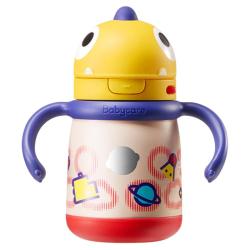 babycare BC2108009 儿童吸管保温杯 把手款 300ml