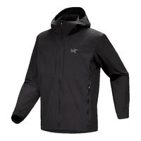 ARC'TERYX 始祖鸟 Arcteryx始祖鸟 GAMMA LIGHTWEIGHT HOODY黑色软壳轻量带帽夹克