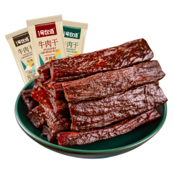 1号牧场 5成手撕牛肉内蒙古特产风干牛肉干独立包装肉干肉脯 原味250g送原味250g 500g 散装称重