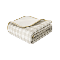 网易严选 电热毯电褥子单人四档双区除螨可折叠1.8*1.5m方格款