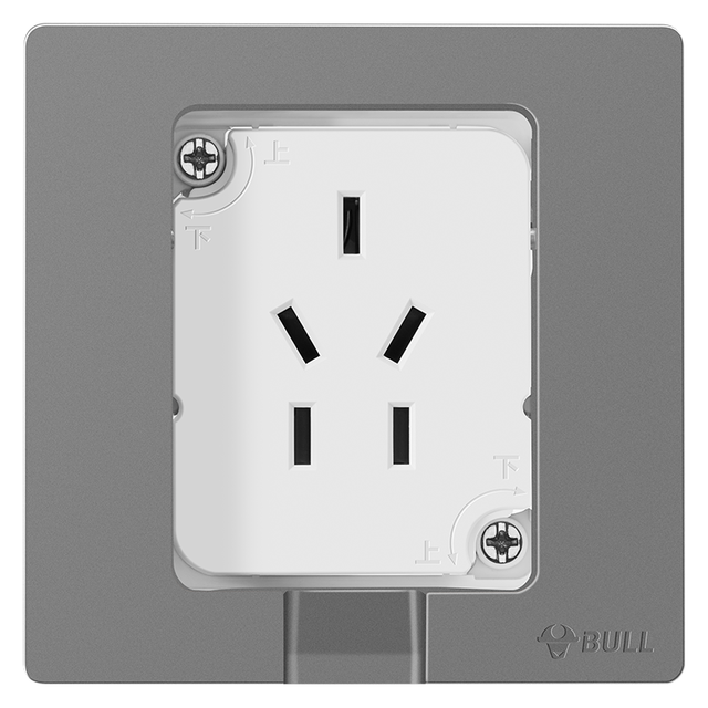 公牛 BULL 嵌入式隐藏插座GTBZ223白色五孔10A