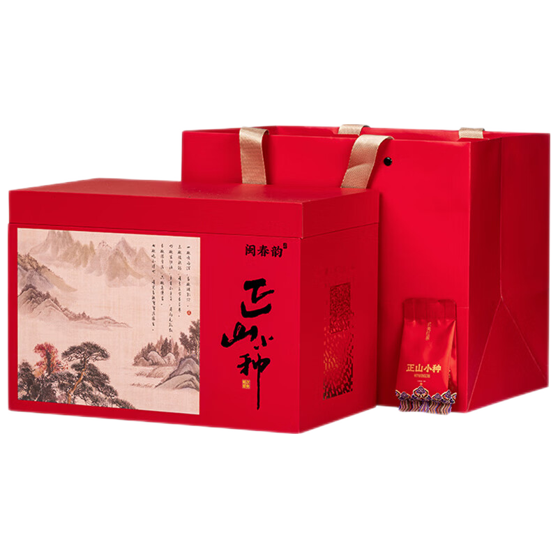  闽春韵 浓香型 红茶  【商务】福礼正山小种500g 礼盒装 500g