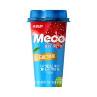 香飘飘meco蜜谷汁果汁茶饮料即饮品0脂肪 净含量：400ml/杯 5杯装 红石榴白葡萄400ml*5杯