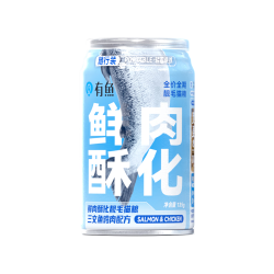 有鱼 鲜肉酥化 三文鱼鸡肉全阶段猫咪干粮 135g