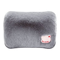  彩虹 RAINBOW 彩虹电热暖手热水袋宝充电水电隔离安全防爆已注水热水袋暖肚子热敷 智慧灰