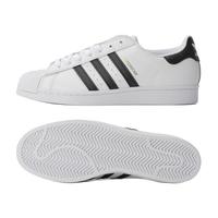 adidas ORIGINALS SUPERSTAR系列 中性休闲运动鞋 EG4958 白色/金标 35