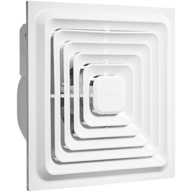 美的 排气扇卫生间排风扇集成吊顶换气扇厨房 强力抽风机一级能效