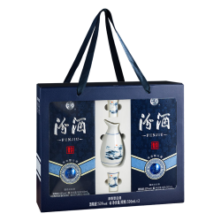 汾酒 青花大师礼盒 清香白酒 53度 500mL*2瓶 礼盒装含酒具 中秋礼品