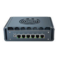 倍控N100电脑8505迷你微型主机I7-1265U六网卡软路由工控机爱快ROS维盟12代嵌入式linux6网centos ubuntu