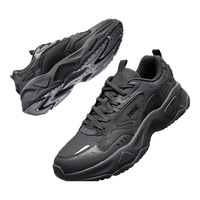 匹克源型休闲鞋秋季男鞋复古老爹鞋百搭网面透气运动鞋DE430187 暗灰 40