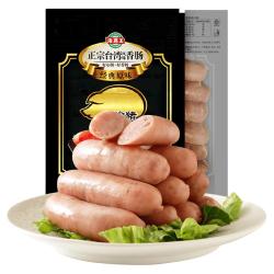 海霸王 黑珍猪台式烤肠 火山石香肠热狗 居家户外火锅烧烤食材儿童早餐 原味268g 6包共
