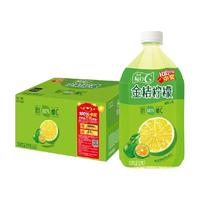 康师傅 金桔柠檬 果味饮品 饮料整箱装 1L*12瓶
