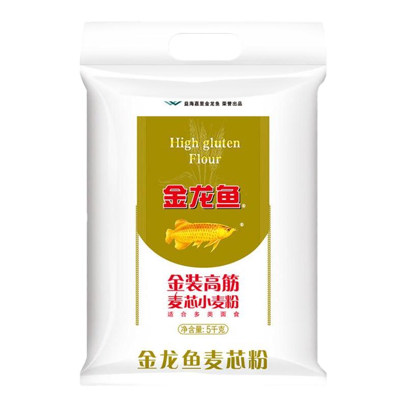  金龙鱼 麦芯粉 高筋面粉  包装 5kg