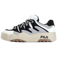 斐乐（FILA）斑斓鞋ROSETTA女鞋板鞋2023秋新款面包厚底鞋复古休闲鞋 雪白/黑-SB 37.5