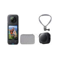 Insta360影石 X4 全景运动相机 8K高清防抖防水摄像机 Vlog摩托车骑行记录仪滑雪潜水路亚摄影旅行运动相机 第一视角套装 X4