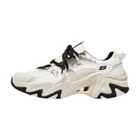 斯凯奇(Skechers)机甲鞋三代男女款经典复古时尚运动鞋896228/894223 男款-自然色/黑色/NTBK 41