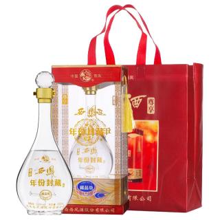 西凤酒 西凤尊享 年份封藏 藏品级 52%vol 浓香型白酒 500ml*6瓶 整箱装