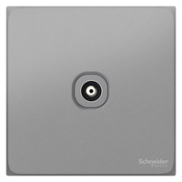 Schneider Electric 施耐德电气 皓呈系列 A3T31TV_PG_C1 单联电视插座 薄雾灰
