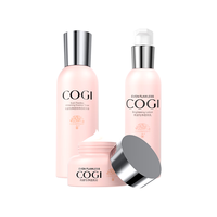高姿(COGI) 高姿护肤礼盒匀净美白套装大白水保湿补水乳洗面奶套装膜爽肤水精华化妆品七夕情人节礼物 焕白提亮6件套(洁面+水+透亮乳+霜+精华+眼霜)