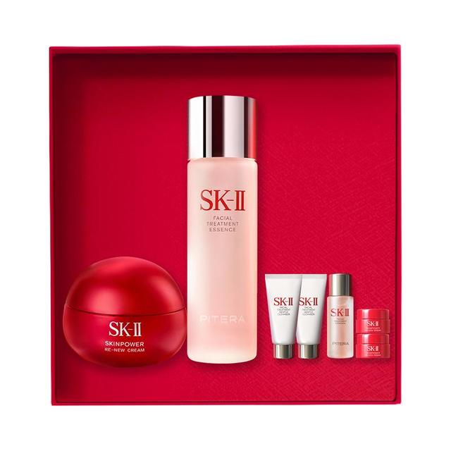SK-II 神仙水精华液75ml（赠：洁面20g+清莹露30ml+大红瓶眼霜5g+大红瓶面霜5g+小灯泡精华0.7ml*3）