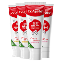 Colgate 高露洁 活性酵素美白牙膏80g*4 （桂花味2支+白桃味2支） 清新口气