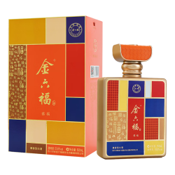 金六福 禧福 兼香型白酒 50.8度 500ml 单瓶装 