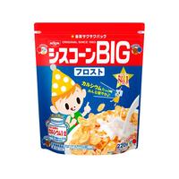 日本原装 Nissin日清儿童营养机能BIG即食早餐原味麦片巧克力麦圈玉米片220g 缤纷水果味麦片220g