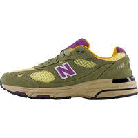 BALANCE NB24运动鞋男鞋女鞋美产复古舒适百搭休闲鞋993系列 浅军绿/黄色 U993OL 37.5 (脚长23cm)