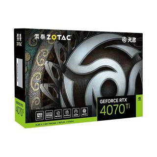 ZOTAC 索泰 RTX 4070Ti 12GB 天启 OC 显卡 12GB 白色
