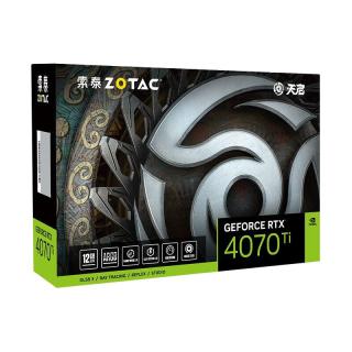 ZOTAC 索泰 RTX 4070Ti 12GB 天启 OC 显卡 12GB 白色