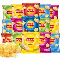 乐事（Lay's） 乐事薯片小包装混合办公休闲儿童膨化食品居家追剧零食 12g混合味6袋