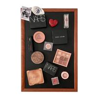 吸磁黑板化妆品收纳磁吸板磁性黑板置物展示墙挂式磁铁冰箱贴收集墙眼影展示黑板涂鸦墙可尺寸定做