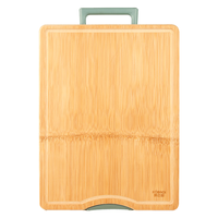 康巴赫菜板整竹砧板双面切菜板切水果切肉家用防滑案板可立可悬挂大号 【大号】26*39*2.2cm