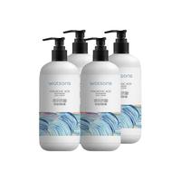 watsons 屈臣氏 透明质酸保湿润肤露 500ml*4