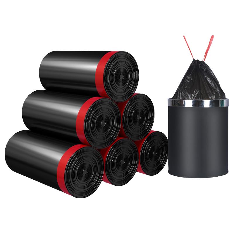  赫恋 加厚 垃圾袋  中号(大于45*55cm小于60*80cm) 10卷200只 黑色 45x50 2丝