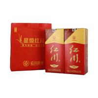 红川 52度500ml 白酒浓香型甘肃红川酒 整箱装（6瓶）
