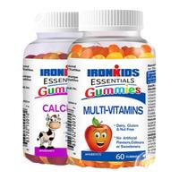 IRONKIDS 小铁人 钙磷排铅儿童补钙软糖小孩宝宝钙铁锌多种维生素糖