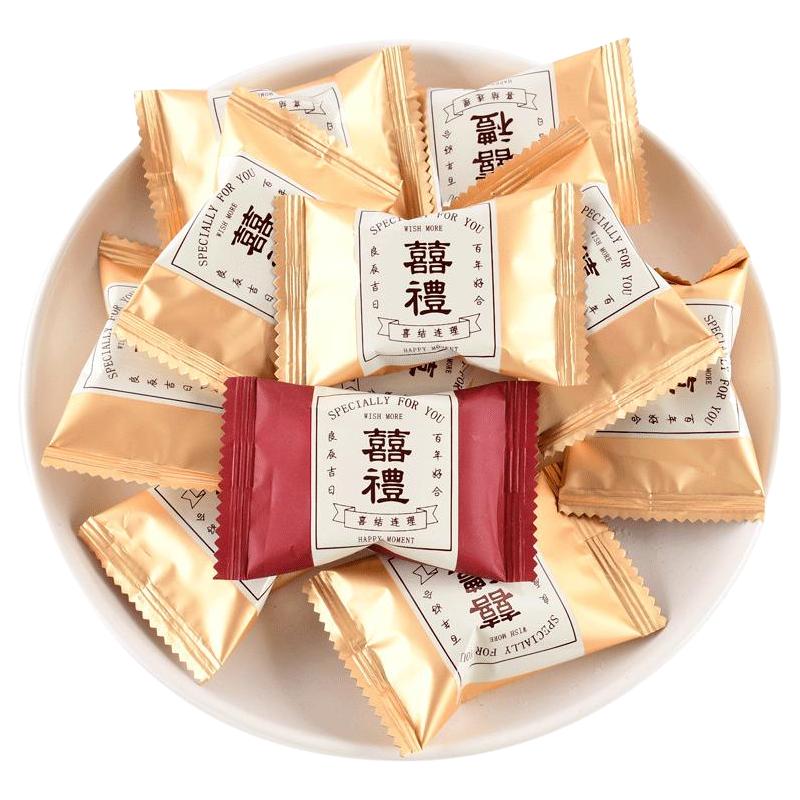 龙客代餐雪花酥喜糖结婚庆婚礼饼干牛轧糖沙琪玛零食品小吃