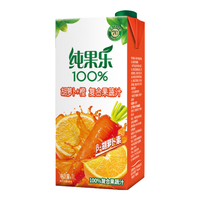 可乐 纯果乐 Tropicana 胡萝卜+橙味 100% 复合果蔬汁 果汁 1L单瓶装