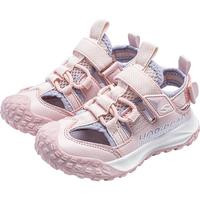 HOBIBEAR 哈比熊 童鞋儿童运动鞋夏季镂空男女童沙滩鞋儿童凉鞋JD50U82粉色27码