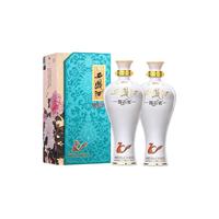西凤酒 国花瓷10年纪念版 52度凤香型白酒 500ml*2瓶