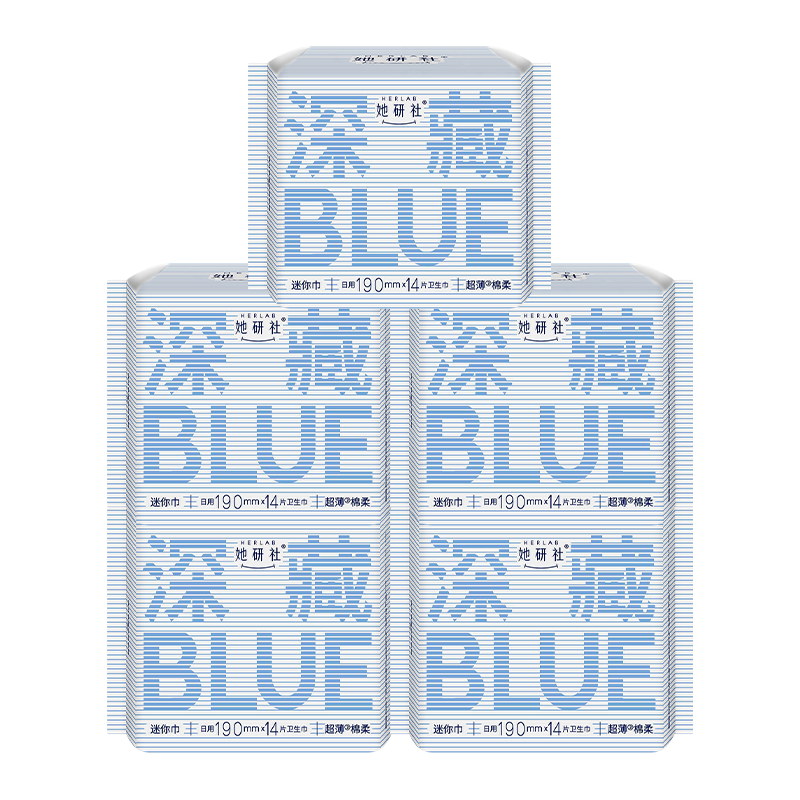  Herlab/她研社 干爽透气 卫生巾  190mm*70片