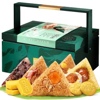 稻香私房 香私房 端午粽子14粽8味咸鸭蛋大礼包 2370g