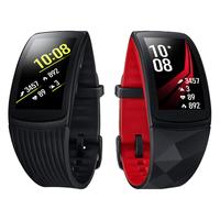 SAMSUNG 三星 Gear Fit2 Pro 智能运动手环 黑色 硅胶表带 黑红 4GB（GPS、心率）