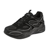 SKECHERS 斯凯奇 气泡熊猫鞋老爹鞋 全黑色/BBK 44